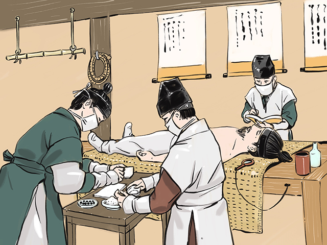 조선시대 시체 검안 모습