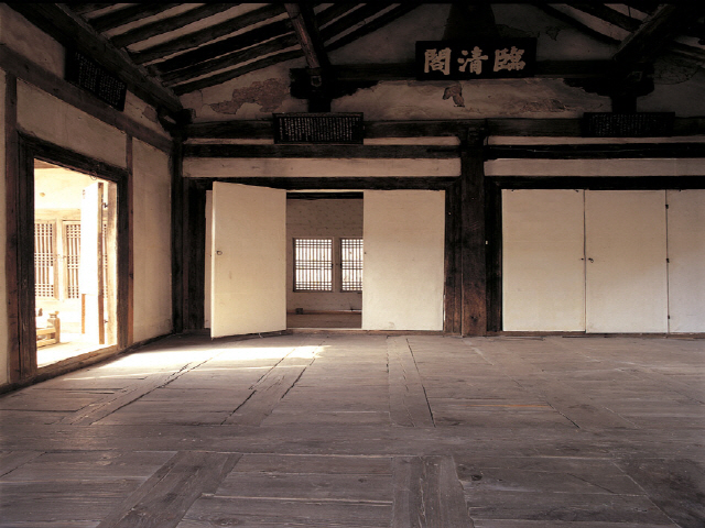 임청각 귀래정 대청