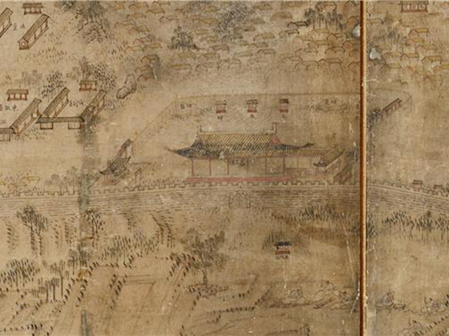 「진주성도」 촉석루