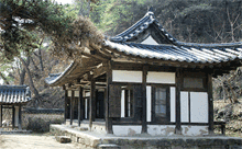 옥연정사 가는 길